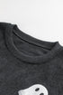 Glitter Ghost Graphic Ribbed Corduroy Texture Sweatshirt