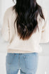 Go Team Football Drop Shoulder Letter Print Knit Sweater