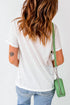 Good Day Boat Slogan Graphic Print Short Sleeve Tee