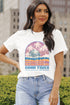 Good Times Coconut Tree Graphic Crewneck T-Shirt