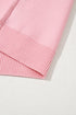 Graphic Bow Drop Shoulder Relaxed Fit Crewneck Sweater