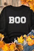 Graphic Letter Patch Varsity Crewneck Sweatshirt