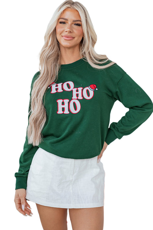 Graphic Letter Print Crew Neck Pullover Sweatshirt