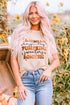 Graphic Letter Print Crew Neck Short Sleeve Tee