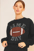 Graphic Letter Print Rugby Football Pullover Short Set