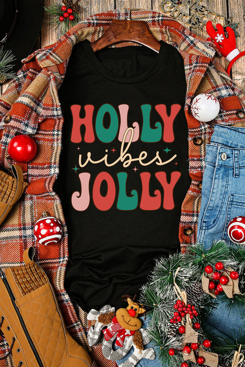 Graphic Letter Print Short Sleeve Crew Neck Tee