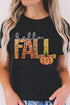 Graphic Letter Print Short Sleeve Jersey Knit Tee