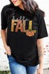 Graphic Letter Print Short Sleeve Jersey Knit Tee