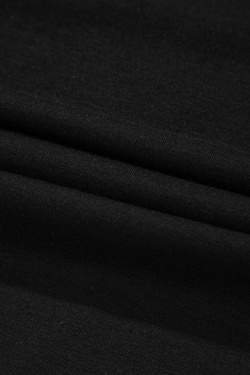 Graphic Print Crew Neck Short Sleeve Soft Tee