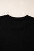 Graphic Print Crew Neck Short Sleeve Soft Tee