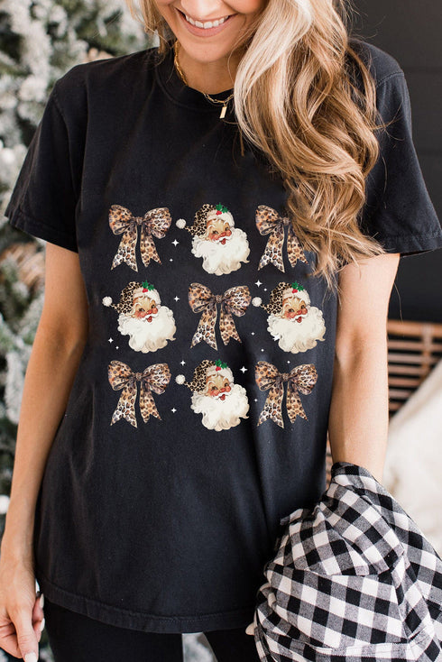 Graphic Print Crew Neck Short Sleeve Soft Tee