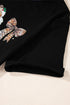 Graphic Print Crew Neck Short Sleeve Soft Tee