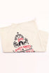 Graphic Print Drawstring Closure Polyester Gift Sack