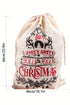 Graphic Print Drawstring Closure Polyester Gift Sack