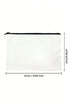 Graphic Print Faux Leather Zipper Cosmetic Bag