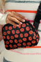 Graphic Print Nylon Buckle Strap Square Crossbody Bag