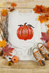 Graphic Sequin Pumpkin Crew Neck Pullover Sweatshirt