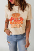 Graphic Slogan Print Short Sleeve Crew Neck Soft Tee