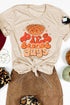 Graphic Slogan Print Short Sleeve Crew Neck Soft Tee