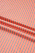 Graphic Stripe Raw Seam Trim Detail Long Sleeve Top