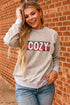 Gray Cozy Plaid Print Long Sleeve Pullover Sweatshirt