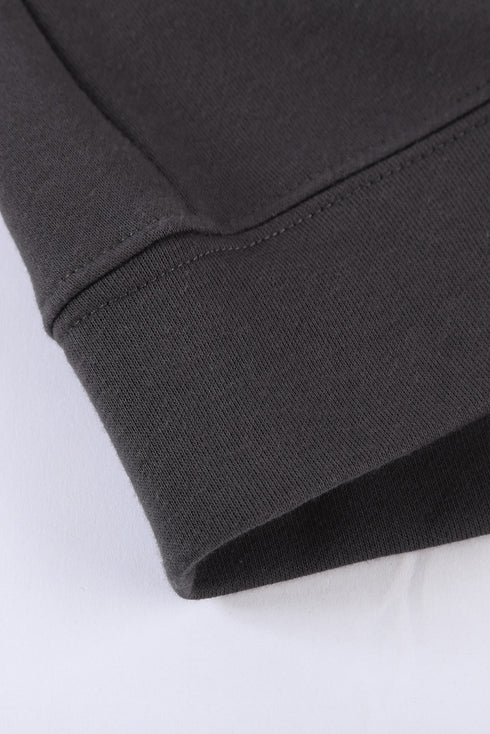 Gray Good Vibes Graphic Pullover Sweatshirt