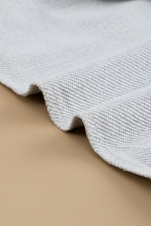 Gray Halloween Pumpkin Leopard Print Plus Size Sweatshirt