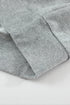 Gray Loose Kangaroo Pocket Hoodie
