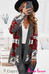 Gray Moraga Pocketed Aztec Cardigan