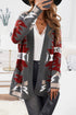 Gray Moraga Pocketed Aztec Cardigan