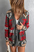 Gray Moraga Pocketed Aztec Cardigan