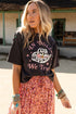 Gray We Trust In Dolly Western Fashion Graphic Tee