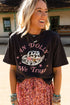 Gray We Trust In Dolly Western Fashion Graphic Tee