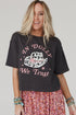 Gray We Trust In Dolly Western Fashion Graphic Tee