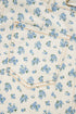 Grommet Knot Waist Floral Barrel Leg Jeans