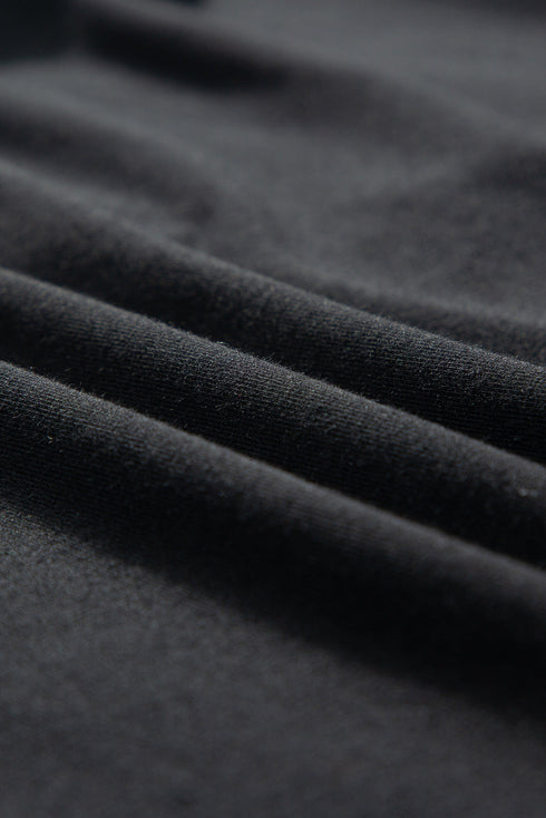 Half Button V Neck Patched Pocket Tank Top