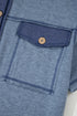 Half Placket Chest Pocket Short Sleeve Wide Leg Jumpsuit