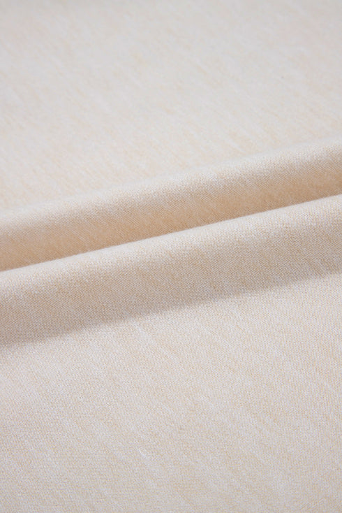 Half Placket Chest Pockets Short Sleeve Wide Leg Jumpsuit