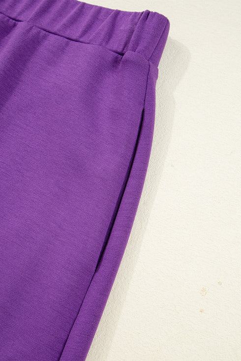 Half Zip Collared Pullover Pocket Mini Skirt Two Piece Dresses