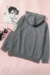 Half Zip Colorblock Pocket Patchwork Long Sleeve Hoodie