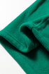 Half Zip Contrast Trim Pocketed Fleece Sweatshirt