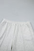 Half Zip Polo Tee Loose Pant Two Piece Loungewear