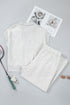 Half Zip Polo Tee Loose Pant Two Piece Loungewear
