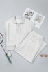 Half Zip Polo Tee Loose Pant Two Piece Loungewear