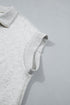 Half Zip Polo Tee Loose Pant Two Piece Loungewear
