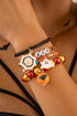 Halloween Ghost Spider Web Beaded Charm Bracelet Set