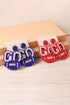 Handcrafted Beaded Rugby Football Sports Fan Earrings