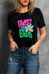 Happy Go Lucky Clover Graphic Crew Neck Shirt
