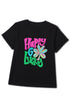 Happy Go Lucky Clover Graphic Crew Neck Shirt