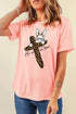 He Is Risen Cross Graphic Short Sleeve Tee